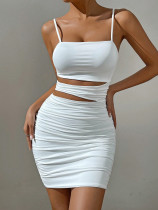 Sexy Hollow out Strap Women's Dress Sleeveless Dress
