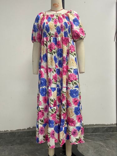 Literary and French Fresh Printing Fashion Women's Clothing