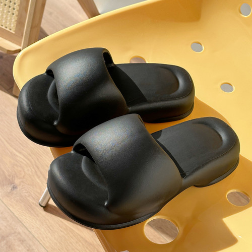 Women's shoes with thick soles, lightweight casual style slippers, cross-border women's foot feeling slippers