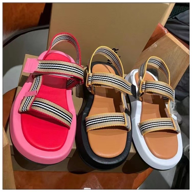 Women's candy colored thick soled casual sandals