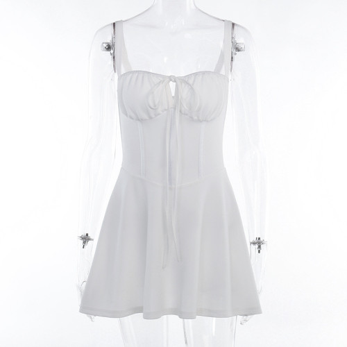 Slim Fit Basic Strap Hanging Dress
