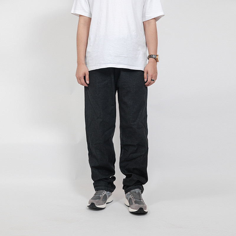 Large denim men's loose fitting casual trend hip-hop hip-hop pants skateboard pants