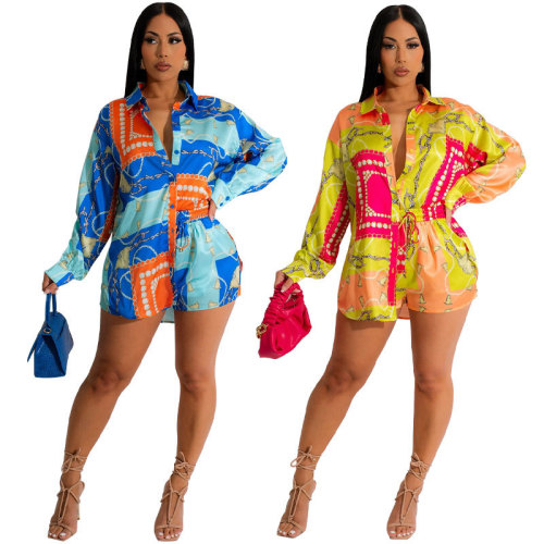 Long sleeved fashion set of two pieces