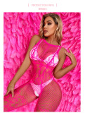 Alluring and Fun Hot Diamond with Connected Mesh Clothes