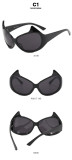 Alien Future Technology Sunglasses 2023 New Street Fashion Hip Hop Sunglasses Personalized Shaped Sunglasses
