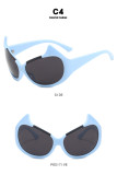 Alien Future Technology Sunglasses 2023 New Street Fashion Hip Hop Sunglasses Personalized Shaped Sunglasses