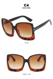 T-shaped square sunglasses 2023 new Sunglasses retro sunglasses cross-border fashion street photo show