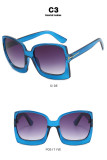 T-shaped square sunglasses 2023 new Sunglasses retro sunglasses cross-border fashion street photo show