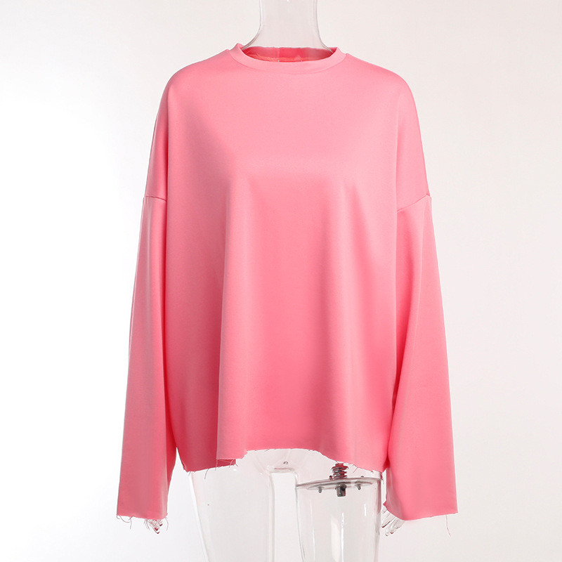 Loose Pullover Top Large Versatile Women's T-shirt