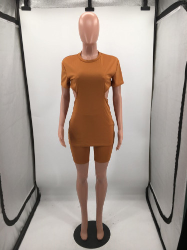 Short sleeved shorts two-piece set
