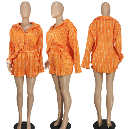 Sexy and fashionable two piece embossed printing set