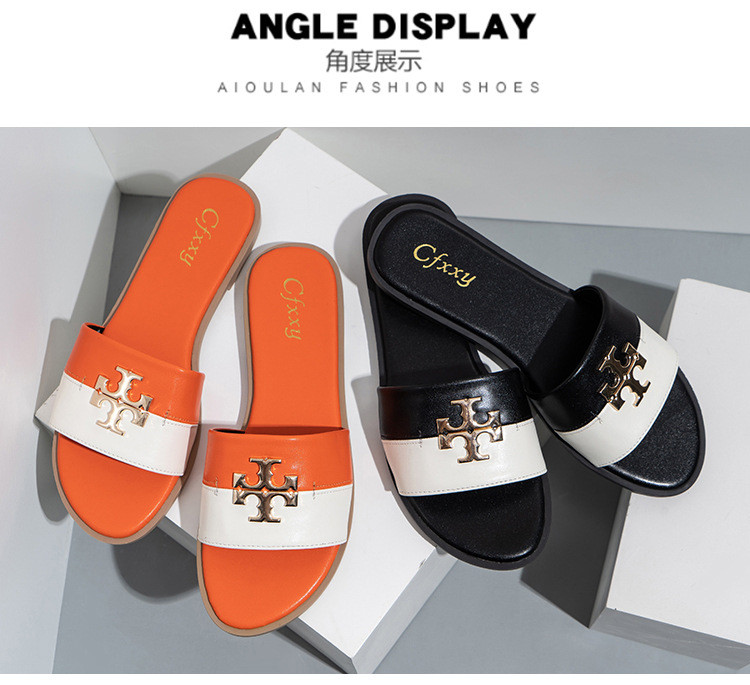 One line sandals for women