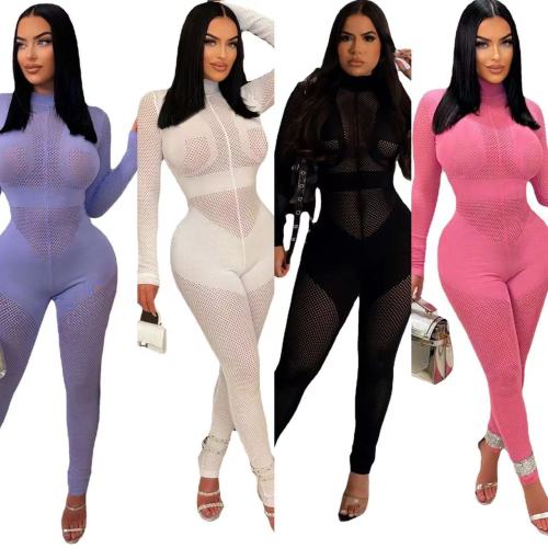 Women's sweater knitted jumpsuit