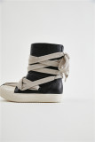 Thick soled high top shoes, oversized women's shoes, snow boots