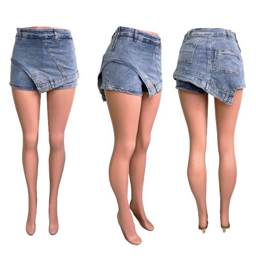 Wear versatile jeans, shorts, and overalls before and after