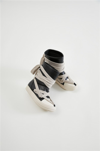 Thick soled high top shoes, oversized women's shoes, snow boots