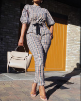 Women's three-quarter sleeved fashionable casual set