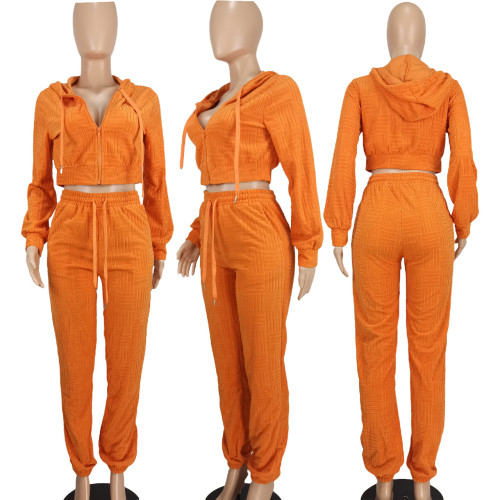 Velvet Five Thread Jacquard Two Piece Set