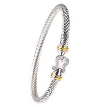 Stainless steel horseshoe buckle bracelet