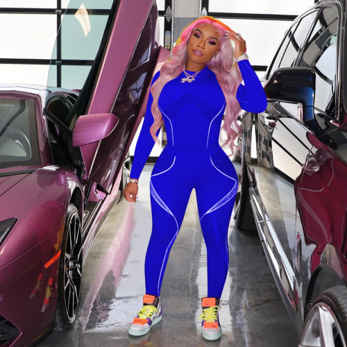 Positioning digital printed sports long sleeved pants set