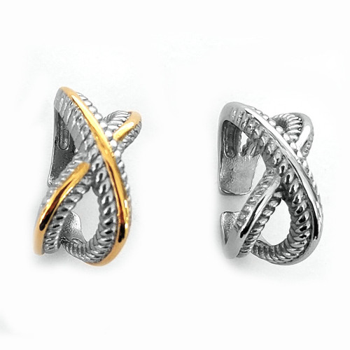 Stainless Steel Retro Cross Female Ring