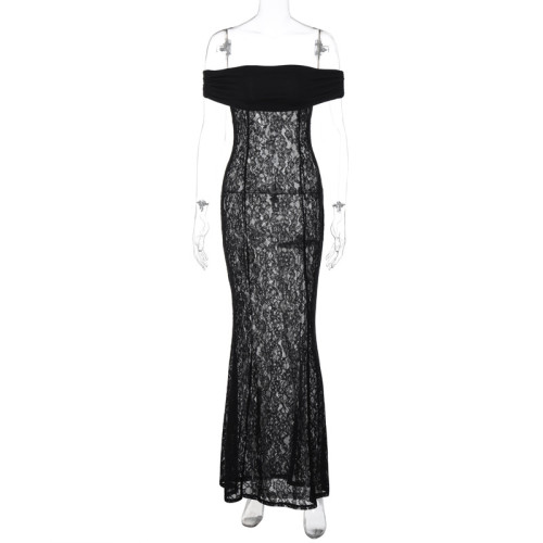 Chest Wrap Raglan Long Sleeve Dress