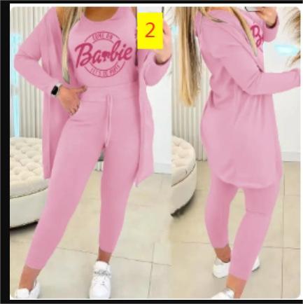 Fashionable and sexy striped three piece set