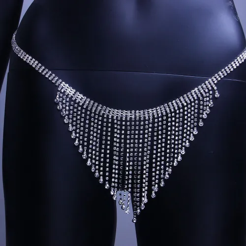 Water Diamond Body Chain Underwear