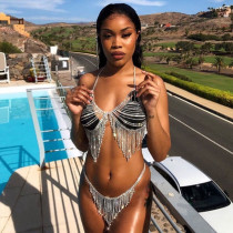 Water Diamond Body Chain Top