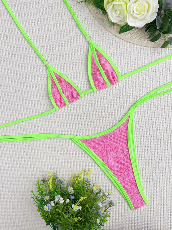 Bikini strap swimsuit