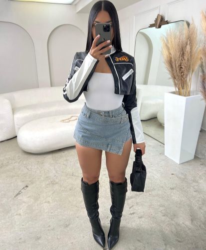 Women's shorts, jeans, fashionable aprons, jeans, shorts, hot pants