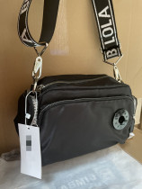 Nylon fabric solid color women's bag single shoulder bag single shoulder crossbody bag