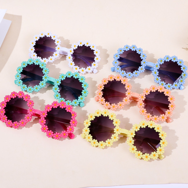 Children's Daisy Round Frame Petal Glasses