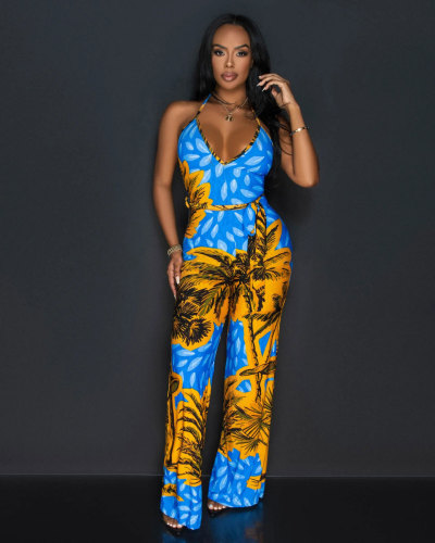 Printed jumpsuit