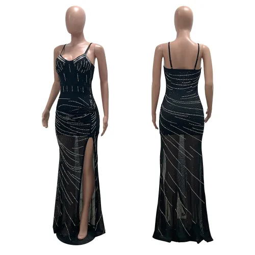 Sling long dress