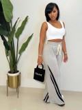 Women's patchwork casual pants