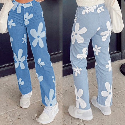 Women's straight leg jeans