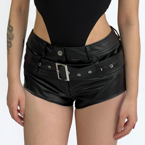 Mid low rise nightclub shorts