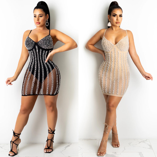 Hot Diamond Sling Perspective Women's Dress
