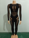 Sexy and fun pajamas, wearing tight jumpsuits over the top