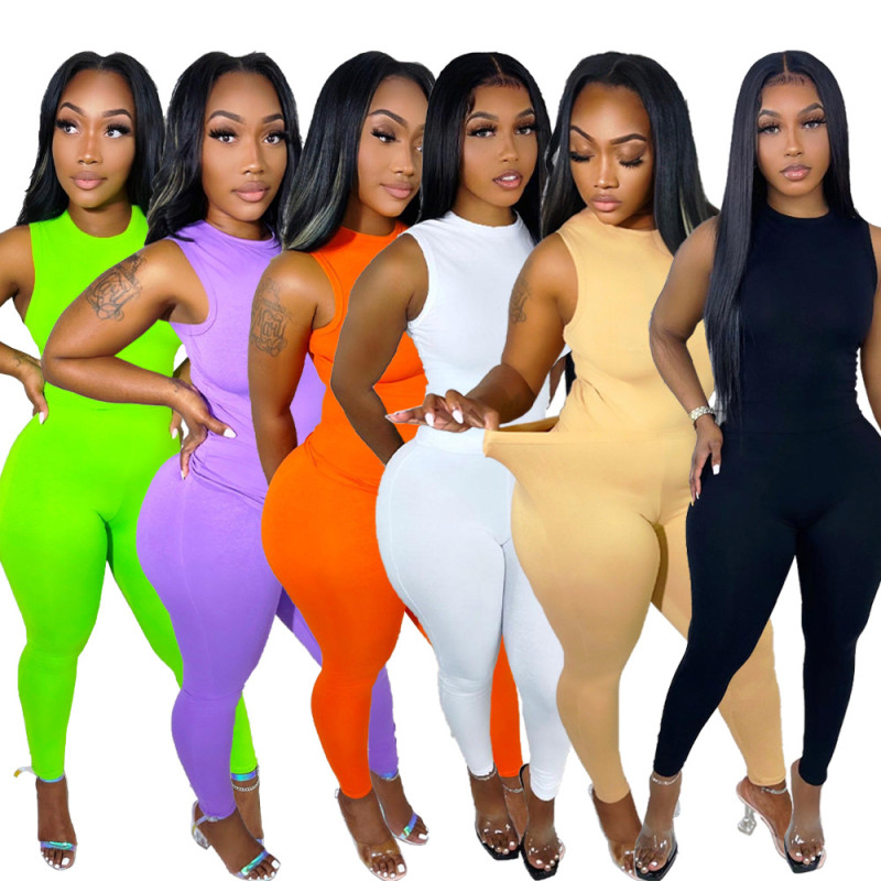 Women's solid color multi-color set
