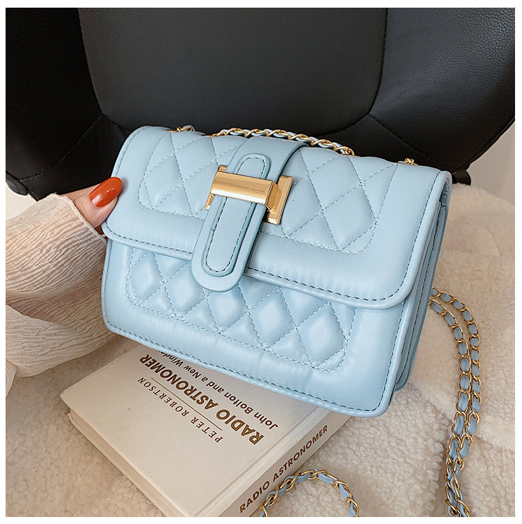 Chain Crossbody Bag Texture Handheld Shoulder Bag