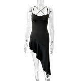 Open back lace up strap