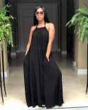 Women's camisole sleeveless loose Bohemian long skirt