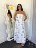 Fashionable, Comfortable, Sexy Wrapped Chest Long Dress