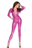 Hollow tight fitting suit with loopholes, jumpsuit S41359399667
