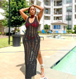 Mesh vest beach skirt