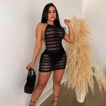 Sling Knitted Nightclub Evening Dress Sling Knitted Nightclub Evening Dress