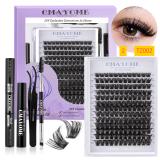 Large capacity single cluster false eyelash cover box