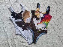 Letter printed women's swimwear